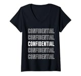 Womens Confidential V-Neck T-Shirt