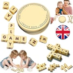 The Crossword Solitaire Game,Crossword Solitaire Dice ,Scrabble Game with Case