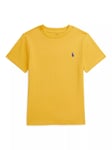 Polo Ralph Lauren Kids' Cotton Short Sleeve T-Shirt, Gold Bugle