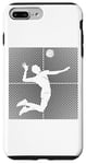 Coque pour iPhone 7 Plus/8 Plus Vintage-Volleyball Ballon Balle de Volley-ball Volleyball