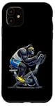 iPhone 11 Gorilla on Exercise Bike Gym Fitness Workout Training Case