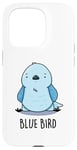 Coque pour iPhone 15 Pro Blue Bird Jeu de mots drôle pour animaux