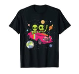 Hippie Alien Funny Space Car Alien Gift Idea Hippy Lover T-Shirt