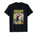 Marvel The Amazing Spider-Man Distressed Comic Cover T-Shirt