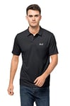 Jack Wolfskin Men's Pack & Go Polo M Polo Shirt Black