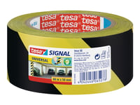 Tesa Signal Universal - Markeringstejp - 50 Mm X 66 M - Polypropylen - Svart, Gul