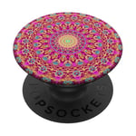 Purple Mandala Pop Mount Socket Cute Designed Divine Mandala PopSockets Grip and Stand for Phones and Tablets PopSockets Adhesive PopGrip