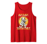 Average Sigma Male Meme Shirt Funny Cool Sigma Cat Meme Tank Top