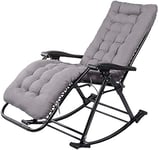 AWJ Patio Lounger Chair Zero Gravity Recliner Chair Siesta Leisure Home Balcony Folding Single Office Solid Lounge Chair