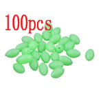 Hot lighting Plastic Oval Shaped fishing Lures Luminous Beads Glow In The Dark