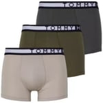 Caleçons Tommy Hilfiger  Lot de 3 Boxers  Ref 58757 0UM Multicolore