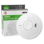 Mains Powered Optical Smoke Alarm with Back-up - Ei3016