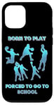 Coque pour iPhone 12/12 Pro Idée de basket-ball amusante pour garçons et adolescents