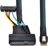 U.2 U2 Sff-8639 À Slim Sas Sff-8654 4I Nvme Pcie Ssd Cable Pour Mainboard Intel Ssd 750 P3600 P3700 M.2