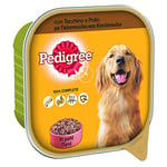 Pedigree Nourriture pour Chien avec Dinde et Poulet en pâté, bac 300 g - 20 bacs