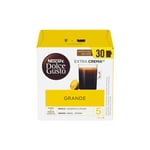 Dolce Gusto® koneisiin sopivat kahvikapselit NESCAFÉ Dolce Gusto Grande Extra Crema, 30 kpl.