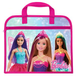 Barbie Dolls Book Bag Kids Childrens School Bag Girls Carry Handle Pink