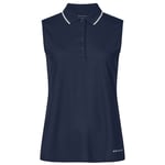 Röhnisch Miriam Sleeveless Pique Dame Navy XXL