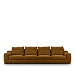 Eilersen - Aton sofa, 326x109cm, Fabric Cat 4 - Wave 38 - Soffor - Jens Juul Eilersen - Brun