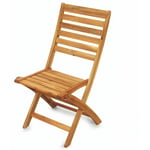 Gardeness - Chaise pliante en bois pliante Acacia