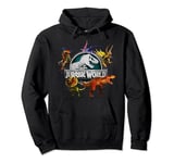 Jurassic World Dinosaurs Around Logo Pullover Hoodie