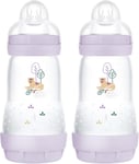 MAM Easy Start Self Sterilising Anti-Colic Baby Bottle Pack of 2 (2 x 260 ml)