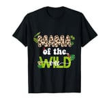 Mom of the Wild One Jungle Birthday Zoo Safari Wild Birds T-Shirt