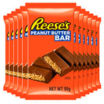 Reese's Milk Chocolate and Peanut Butter 90 g Bar, pack of 12 x 90 g