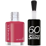 Rimmel 60 Seconds Super Shine Nail Polish 8 ml (olika nyanser) - 271 Jet Setting