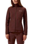 Berghaus Prism High Neck Zip Through Fleece Jacket, Cedar Brown