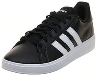 adidas Homme Grand Court Base 2.0 Shoes Chaussures, Core Black/Cloud White/Core Black, 36 EU