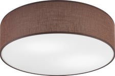 Lamkur Lamkur Vivian 48512 Plafond Taklampa Cirkel 2X60w E27 Brun/Vit