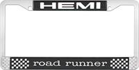 OER LF14216A nummerplåtshållare, HEMI ROAD RUNNER - svart