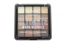 NYX ULTIMATE EYESHADOW PALETTE 16 X 0.83G - WARM NEUTRALS. NEW. FREE SHIPPING