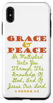 iPhone XS Max Grace and Peace King James KJV Bible Verse, 2 Peter 1:2 Case