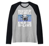 Matser of the Grill King of the In Laws Brother in Law Raglan Baseball Tee