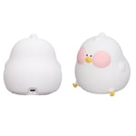 Chicken Night Light 7 Colors Breathing Light Touch Sensor Cute Night Lamp USB