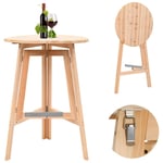 Prolenta Premium - Furniture Limited - Table de bar pliable 78 cm Bois de sapin