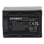 EXTENSILO Batterie compatible avec Sony FDR-AX700, FDR-AX53E, FDR-AX700E, FDR-AXP33 appareil photo, reflex numérique (1640mAh, 7,2V, Li-ion)