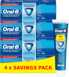 Oral-B Pro-Expert Toothpaste 500ml - 4 Pack, Eco-Friendly Protection Formula