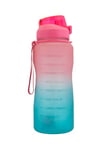 Jumble & Co Sips & Gulps 2 Litre Water Bottle - Pink/Blue