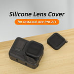 Silicone Lens Cap Lens Cover Protector For Insta360 Ace Pro 2/1 Action Camera