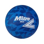 Mitre Oasis Ballon de Netball | Extrêmement résistant | Excellente Prise en Main | Design élégant, Bleue/Blanche, 4