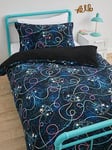 Very Home Cosy Kids Gamer Fleece Duvet Set - Db - Multi