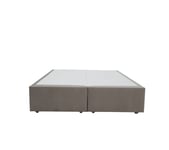 Sommier 2 tiroirs 2x70x190 cm DREAMEA EDITION SOMAX velours taupe