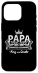 iPhone 16 Pro Dad King of the Couch - Funny dad saying for fathers Case