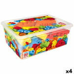 Set de construction Color Block Basic 80 Pièces [4 Unités]