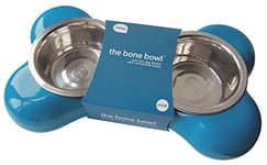 Hing Designs The Bone Gamelle avec Double Bol pour Chien