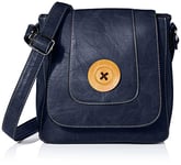 Bessie London, Sac en bandoulière Femme, bleu marine, ONE SIZE