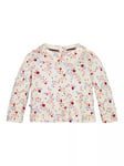 Tommy Hilfiger Baby Floral Logo Print Long Sleeve Top, Ancient White Flower